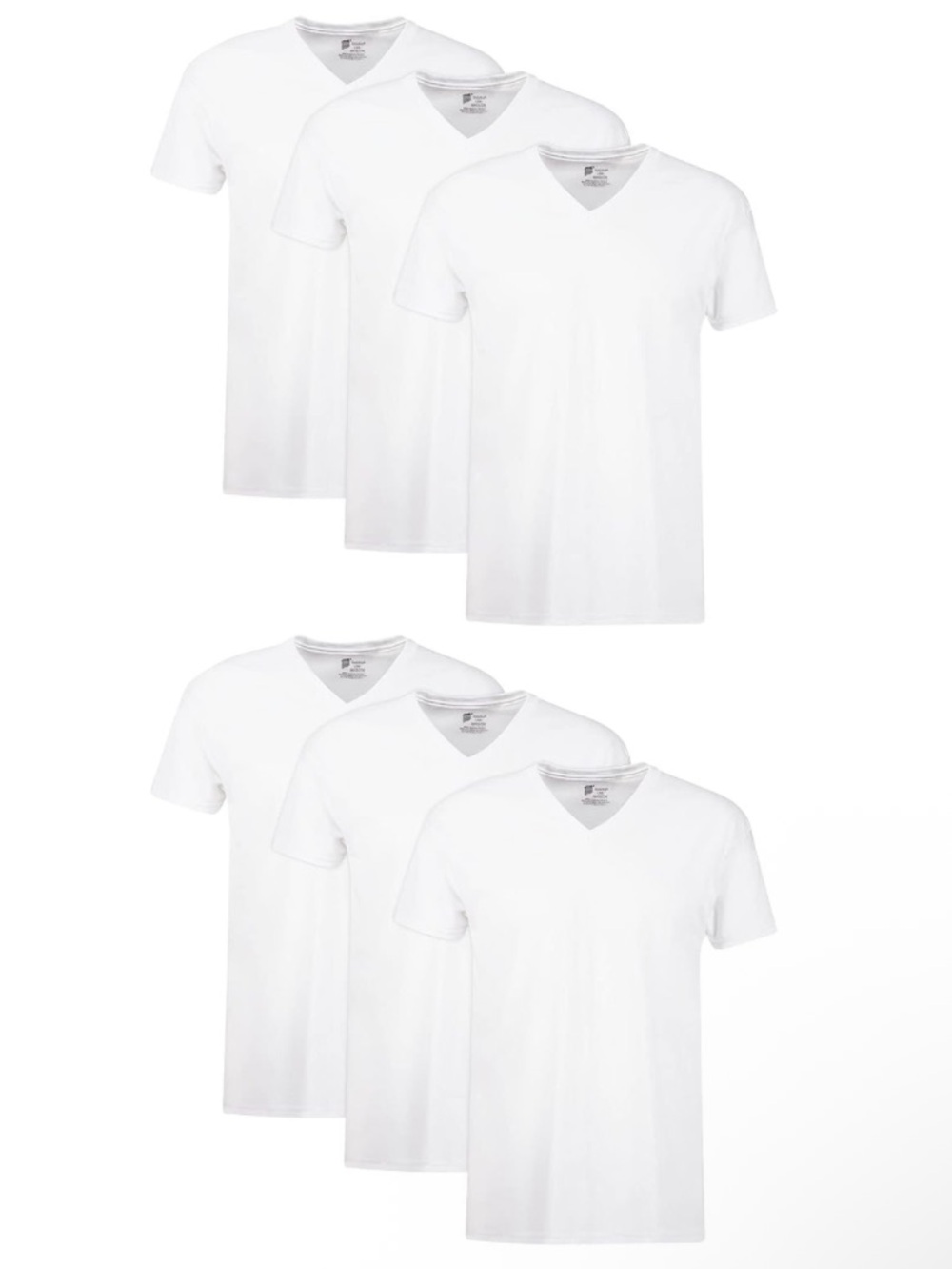 Classic Men's V-Neck undershirt 6 pack